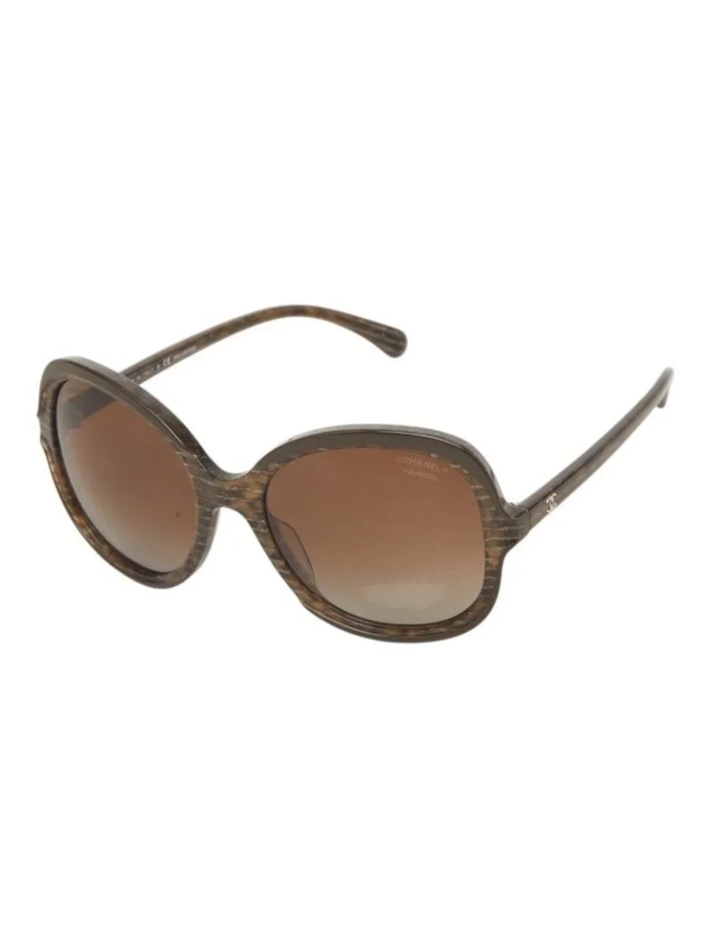 Chanel CC Logo Sunglasses Brown Acetate Eyewear